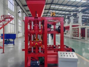 QT4-26型コンクリートブロック製造機価格インターロック手動レンガ製造機械 - Product Image 5