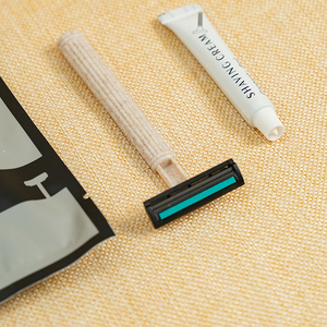Eco-friendly verde naturale paglia di grano materiale degradabile rasoio in acciaio inox usa e getta per <span class=keywords><strong>Hotel</strong></span> servizi alberghieri - Product Image 2
