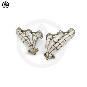 Collecteurs d'échappement sportifs CSZ Porsche 911 992 Turbo/Turbo S 3.8TT avec bouclier thermique pour compétition - Product Image 6