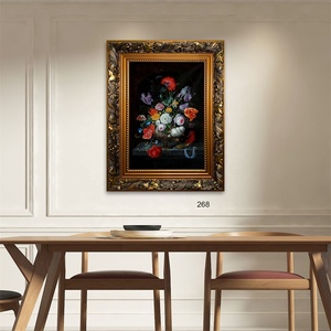 Art work home decor famosa pittura a olio classica del fiore su tela - Product Image 2