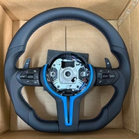 Volant de voiture en cuir pour BMW pour les séries F M3 M4 M5 M6 F30 F10 F15 F36 F01 F20 F22 F25 F31 F32 F45 F48 F80 E71 E90 X5 X6