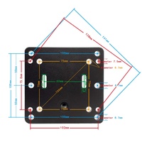 Support de montage pour tablette vesa à dégagement rapide, mini pc, 1.5 pouces