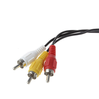 Câble vidéo RCA AV TV de 1,8 m (6 pieds) pour SNES Game Cube, pour Nintendo N64/64, câble de jeu pour SFC, 2 connecteurs de sortie audio
