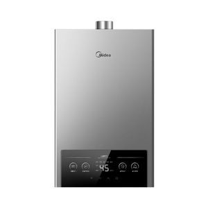 Chauffe-eau à gaz Midea 12L sans réservoir, instantané, mural, en acier inoxydable, gaz naturel, allumage électronique - Product Image 1