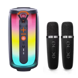 Heißer Verkauf PLUSE6 6 drahtlose Outdoor-Party Karaoke Home Party mit Mikrofon tragbare Lautsprecher im Freien Party Mikrofon Minis peakes