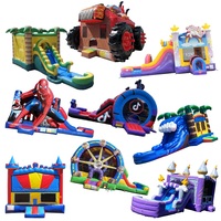 Ensemble d'obstacles gonflables personnalisables en couleur et en taille, souffleur, logo personnalisé, kits de réparation, matériau PVC de qualité commerciale, garantie de 3 ans