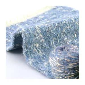 New Chanelstyle yarn with metallic yarn thread cotton fancy yarn for weaving