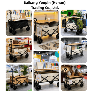 Factory Direct <strong>Folding</strong> Camping Wagon <strong>Cart</strong> Sturdy Industrial <strong>Hand</strong> Trucks for Industrial Workshop Cargo and Tool Transport - Product Image 5