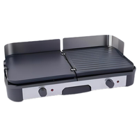 Venta caliente Nueva fábrica de parrilla superior plana parrilla plana eléctrica parrilla sin humo