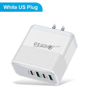 Cargador de Pared USB C Tipo C PD de 4 Puertos QC3.0, Cargador Rápido Portátil de Viaje para Teléfono Inteligente para iPhone - Product Image 6