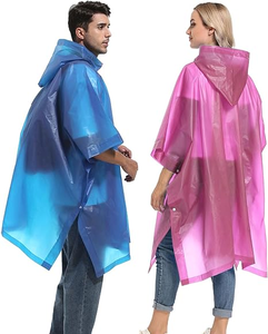 بيع بالجملة قابلة لإعادة الاستخدام الكبار إيفا/بيفا ماء المطر العباءات المطر الدعاوى مخصصة معطف واق من المطر - Product Image 4