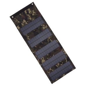 60W Compact Foldable Solar PV Panel 20% Conversion USB <b>5V</b> Charger for Backpacking Outdoor Activities - Product Image 1
