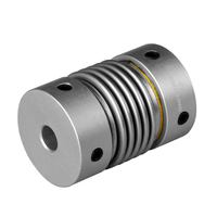 Accouplement à soufflet en alliage d'aluminium pour moteur à couple élevé, coupleur à ressort pour servomoteur
