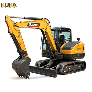รถขุดตีนตะขาบ XE60G ระยะเอื้อม 6130 มม. ความสูงในการยกเทท้าย สำหรับงานก่อสร้างทั่วไป เครื่องจักรก่อสร้างทางวิศวกรรม - Product Image 1