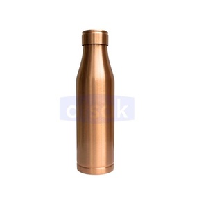 Bouteille d'eau réutilisable en cuivre pur, écologique, étanche, avec bouchon sécurisé, pour le bureau, la salle de sport, les voyages et l'usage quotidien - Product Image 6