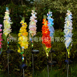 Luces solares para jardín con forma de flor, LED, alimentadas por energía solar, impermeables, decoración para exteriores, patio, jardín. - Product Image 3