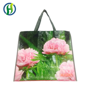 Bolsa Tejida de PP Laminado Reciclado de Moda Económica de China 2023 con Estampados de Animales - Product Image 3
