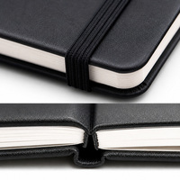 Carnet à couverture élastique, personnalisable avec logo, impression sérigraphique, cadeau d'entreprise, fabrication en usine