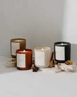 Bougie parfumée de luxe Décoration de fête 100% naturelle Cadeau Bougie parfumée à la cire de soja