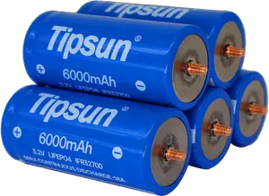 Tipsun 32700 Lifepo4 3.2v 6ah Battery Cell ESS Solar Power System 32700 Lithium Battery Screw Head
