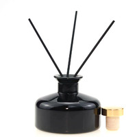 Diffuseur de parfum en verre à estampage à chaud, aromathérapie de luxe, vaporisateur à pompe, sans feu, bouteille vide en rotin, 100 ml, 200 ml