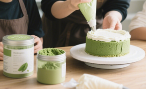 Poudre de Matcha Biologique de Qualité Cérémoniale en Gros d'Usine - <span class=keywords><strong>Thé</strong></span> en Vrac Amincissant pour Boissons Glacées, Sachet de <span class=keywords><strong>Thé</strong></span> en Tasse, Arôme Longue Durée 100g - Product Image 3