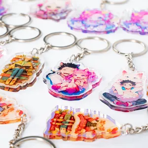 Wholesale Keychains Bulk Acrylic Charm Key Ring Keys