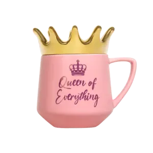 Mom Gifts Mothers Day Gifts For Mom Porcelain, Best Mom Ever Coffee Mug Ceramic Mom Cup 12oz With Crown Lid, Birthday