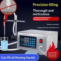 Machine de remplissage de liquides CNC Hongan GFK-280, petite, haute précision, à comptage automatique et anti-goutte, pour spiritueux et boissons