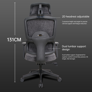 Sillas de Oficina Ergonómicas de Malla <span class=keywords><strong>Adino</strong></span> Furniture, Económicas, con Soporte Lumbar para Trabajar Durante Mucho Tiempo - Product Image 5