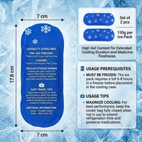 Étui isotherme OEM longue durée pour insuline, avec pack de glace, pour stockage portable au congélateur