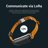 Collier de vache GPS étanche longue durée avec technologie LoRaWAN Produit de mise en réseau de communication pour bétail animal
