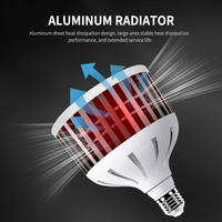 Ampoule LED haute puissance E27 en aluminium 62W 80W 100W pour l'éclairage commercial des garages, entrepôts et usines