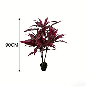 ต้นไม้จำลองสองสี จูเจียว ต้นไม้เหลือบเลือดมังกร ต้นไม้เหล็กสีเขียว สำหรับตกแต่งฉากโรงแรม ตกแต่งคริสต์มาส ตกแต่งงานรับปริญญา - Product Image 2