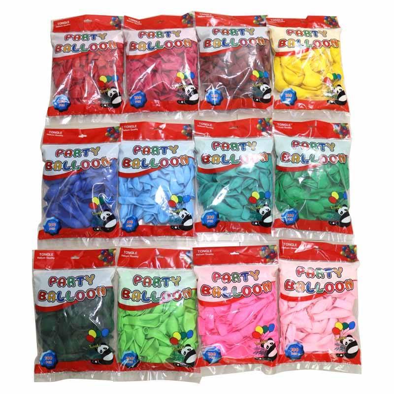 Hot Selling High Quality Multicolor Standard Latex Balloon Wedding Birthday Anniversary Party Decoration Round Matte Balloons