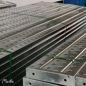 Planche en acier pour passerelle d'échafaudage fournie en usine Derfon échafaudage Q235 2m 3m <span class=keywords><strong>4m</strong></span> Planche d'échafaudage galvanisée - Product Image 2