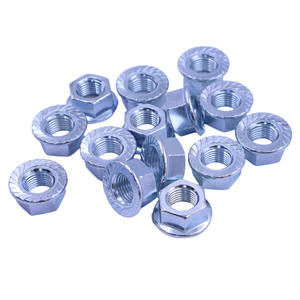 14mm Fine Thread 1.5mm Flange Nuts for Gasoline Generator Anti-Losening Crankshaft <b>Flywheel</b> Nuts 100 Generator Parts Accessories - Product Image 2