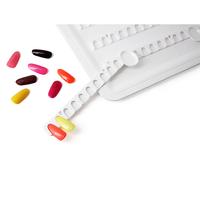 Présentoir de 120 couleurs pour capsules d'ongles, Nuancier de couleurs de gel pour nail art DIY, Tableau d'affichage professionnel pour salon, Personnalisable