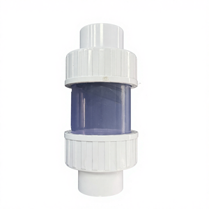<span class=keywords><strong>Valvola</strong></span> <span class=keywords><strong>di</strong></span> <span class=keywords><strong>Non</strong></span> <span class=keywords><strong>Ritorno</strong></span> per Piscina - Tipo a Molla Oscillante in <span class=keywords><strong>PVC</strong></span> Standard ANSI per Sistemi Manuali <span class=keywords><strong>di</strong></span> Flusso d'Acqua - Product Image 1