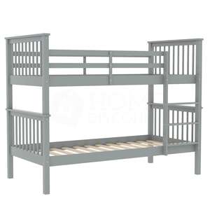 Litera de madera de pino doble para niños, cama barata de fábrica china - Product Image 2