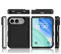 Étui antichoc double couche pour iPhone Duo, coque hybride en PC et TPU