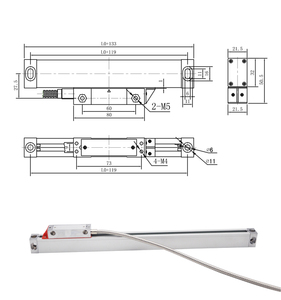 Cân Kính Tuyến Tính <span class=keywords><strong>Ditron</strong></span> 5um/1um/0.1um DC10 D20 Tuyến Tính Cho Máy Tiện CNC Đọc Kỹ Thuật Số Máy Phay - Product Image 4