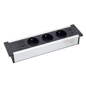 <span class=keywords><strong>Prise</strong></span> de courant <span class=keywords><strong>électrique</strong></span> EU de haute qualité <span class=keywords><strong>Prise</strong></span> d'extension de table encastrée avec 3 ports de charge AC et USB A + C notés - Product Image 6