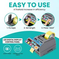 Distributeur double face coupeur d'emballage ruban adhésif Machine à couper ruban électrique