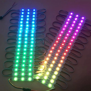 Ws2811 <span class=keywords><strong>5050</strong></span> RGB <span class=keywords><strong>LED</strong></span> mô-đun ánh sáng địa chỉ 12V 75*15 mét kích thước đầy đủ màu sắc không thấm nước IP65 3LED 5 Wát điện hồng phát thải - Product Image 6