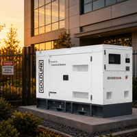 Générateur diesel silencieux Goldlink Power, économique et moderne, 80 KVA/64 KW, générateur diesel 80 KVA, système de refroidissement par eau pour usage commercial