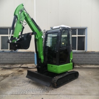 Mini-excavatrice sur chenilles en caoutchouc ME-40 avec cabine fermée, idéale pour l'agriculture – Approvisionnement direct usine