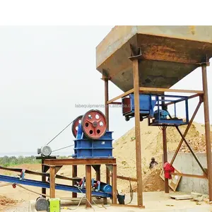 Planta de separação por gravidade para mina de ouro de rocha 10TPH Tanzânia, solução ideal de taxa de recuperação de ouro