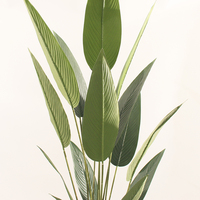 Plantes artificielles Oiseau de paradis de haute qualité pour la décoration intérieure, l'aménagement de centres commerciaux et la décoration de mariages et de fêtes