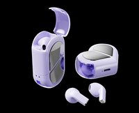 Nuevos Auriculares TWS Deformables con Forma de Corazón, Resistentes al Agua IPX5, con Reducción de Ruido y Control por Voz